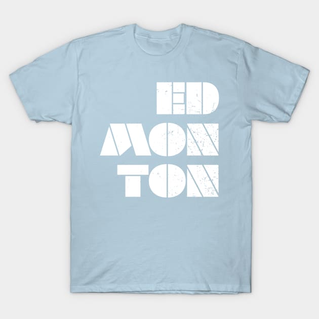 ED MON TON: Faded Glory (white) T-Shirt by Sean-Chinery